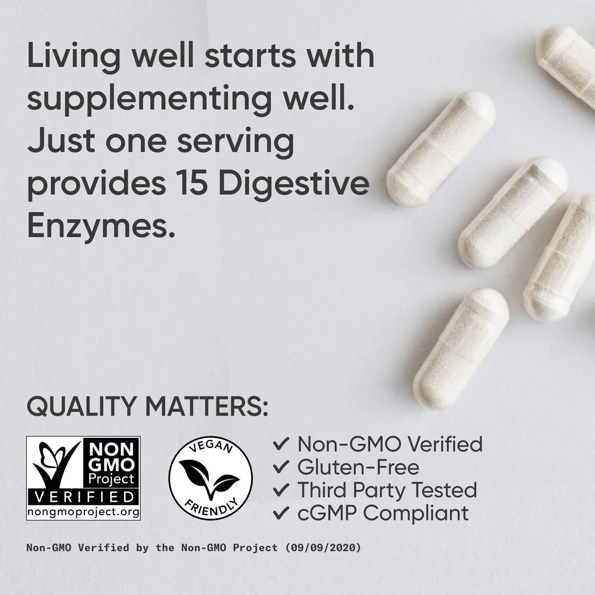 ® Digestive Enzymes with Probiotics & Ginger - Plant Based Vegan Certified Non-Gmo (90 Softgels)
